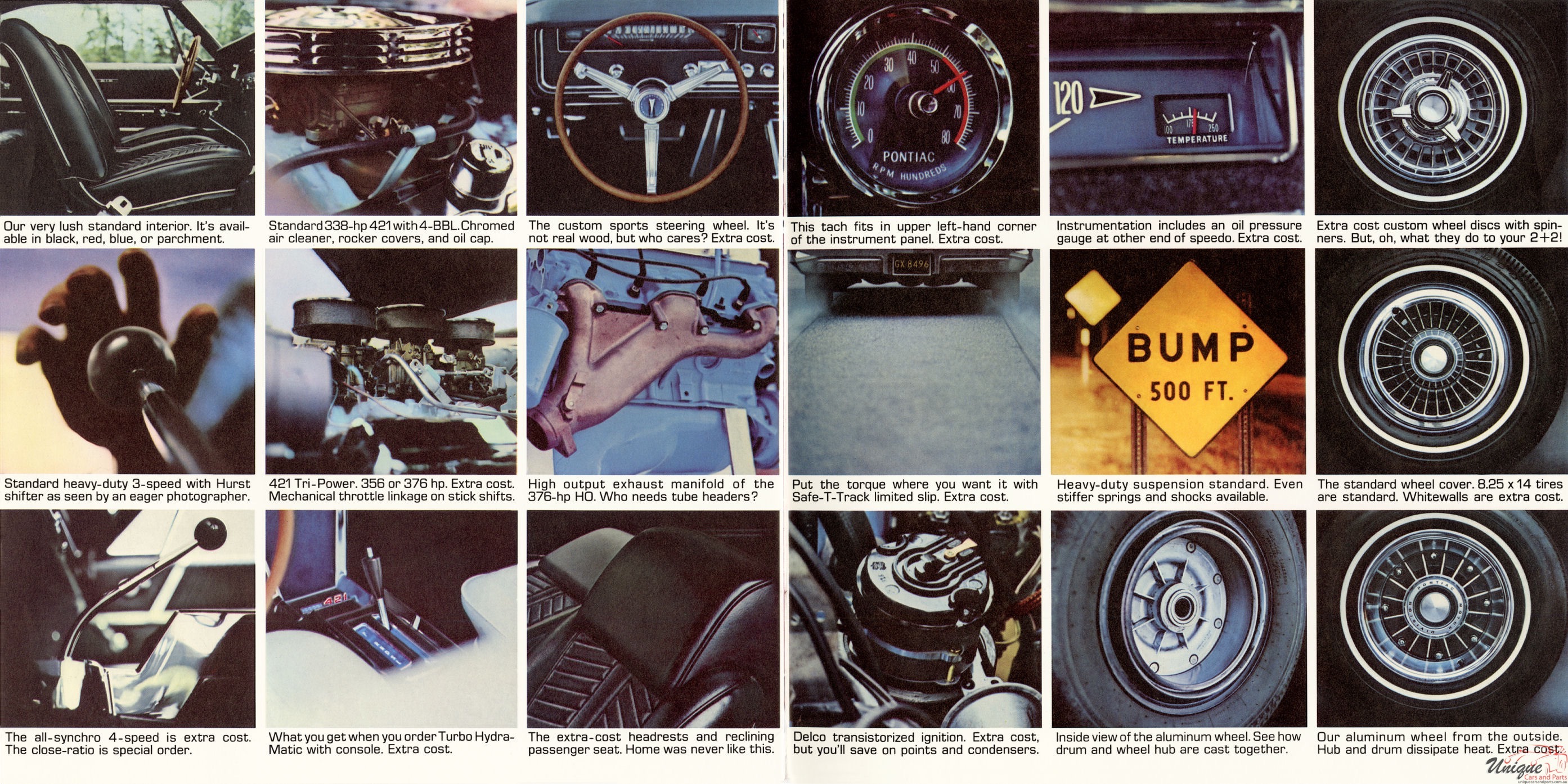 1966 Pontiac Performance Brochure Page 1